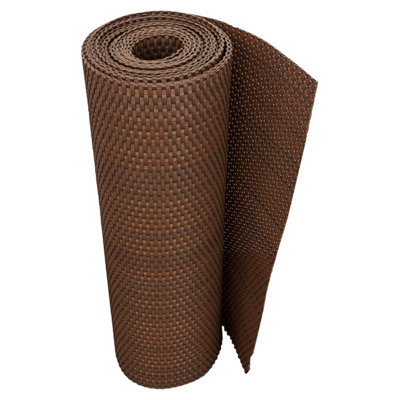 Callow Poly Rattan Garden ScreenWalnut 1M X 1M from B&Q