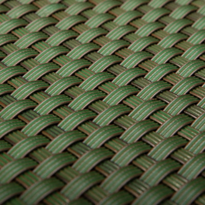 Callow Poly Rattan Garden ScreenDark Green 1M X 1M from B&Q