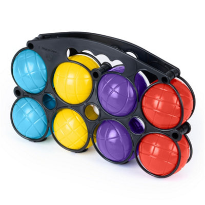 B&Q -  Boules Set Multicolour Petanque Garden Game With Carry Case For Outdoor Family Games