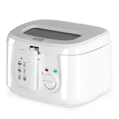 Livivo 2.5L Electric Deep Fat Fryer White With Viewing Window from B&Q
