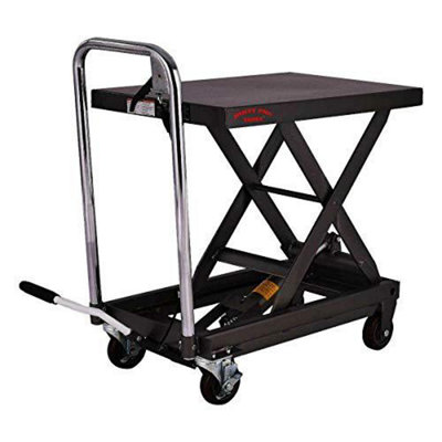 Dirty Pro Tools 450 Kgs / 1000Lbs Hydraulic Mobile Lift Table Cart Platform Table Scissor Lift Trolley from B&Q