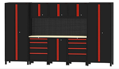 Dirty Pro Tools Xxl Garage Modular Storage Series System Workshop Tool Chest Workstation from B&Q