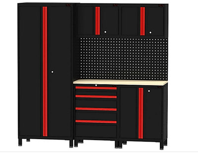 Dirty Pro Tools Garage Modular Storage Series System Workshop Tool Chest Workstation from B&Q