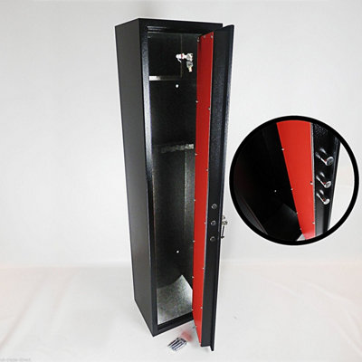 Dirty Pro Tools 6-Gun Cabinet With Built-In Ammunition Safe Police Approved Gun SafeBs7558/92 Compliant from B&Q
