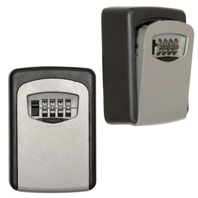 Kct 2 Pack  Wall Mount Combination Key Safe from B&Q