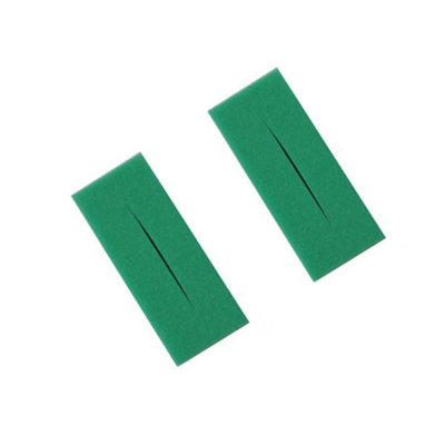 Pisces Twin Pack Replacement Filter Foam Green Medium Compatible With Oase Biotec 12 from B&Q
