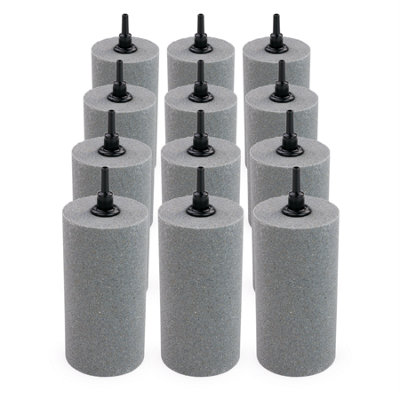 Pisces Pack Of 12 Pond Airstone Tall Cylinder 50 X 100mm from B&Q