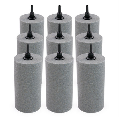 Pisces Pack Of 9 Pond Airstones Tall Cylinder 50 X 100mm from B&Q
