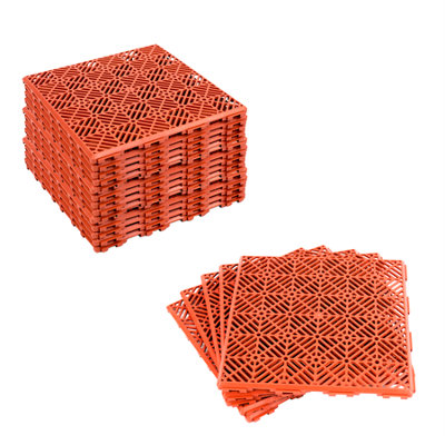 Kct 4 PackColoured Garden Non Slip Interlocking Path Tiles20 Pieces Total from B&Q