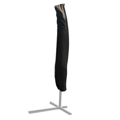 B&Q -  Black Protective Weather Resistant Cantilever Parasol Cover 3.5M 3M
