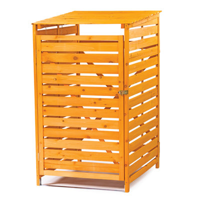 Kct Wooden Wheelie Bin Store Outdoor Storage Shed - Single ( 1 X 240L)