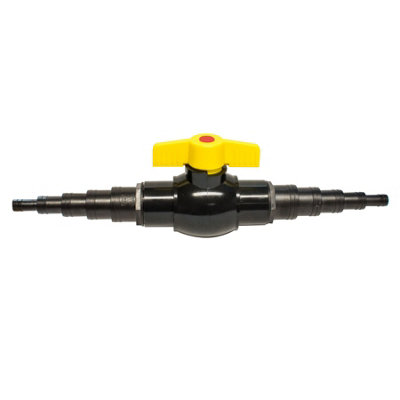 Pisces 1.5" (Inch) Solvent Weld Ball Valve And 2 X Stepped Hosetail Kit from B&Q