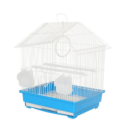 B&Q -  Indoor Bird Cage Lima Small Exotic PortableBlue