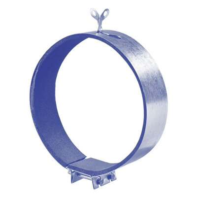 Blauberg Circular Fast Clamp Foam Backed Duct Fan Connector100mm 4" Dia from B&Q