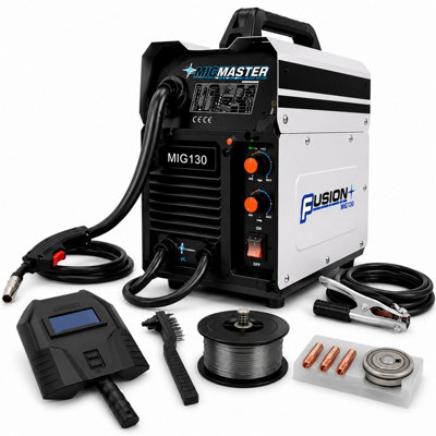 Autojack 130 Amp Mig Welder With A Auto Wire Feed Non Live Torch Gasless Welding