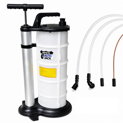 B&Q -  9L Fluid Extractor Pump Vacuum Oil Water Suction Extraction