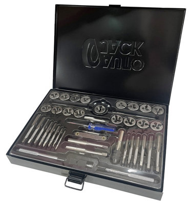 Autojack Metric Tap & Die Set 40 Piece Split Dies Wrench Kit from B&Q