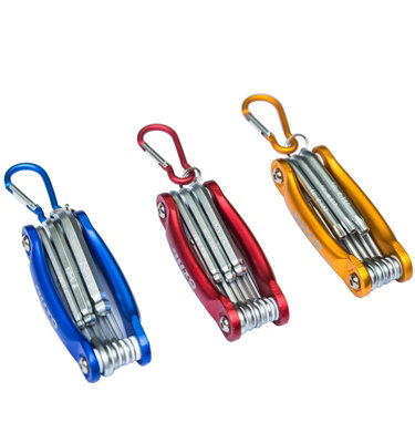 Autojack Folding Ball End Allen Hex Keys 3Pc Multi Coloured from B&Q