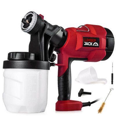 Lumberjack Electric Spray Paint Gun Painting Tool Fence Walls & Indoor 5060504001212 - Image 4
