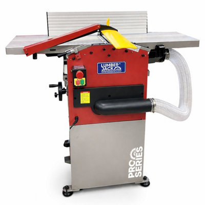 B&Q -  Lumberjack Industrial Heavy Duty Planer Thicknesser Includes Wheels And Integrated Dust Extractor