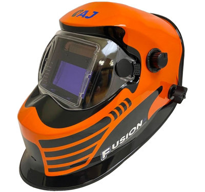 Autojack Auto Darkening Welding Helmet 9-13 Orange