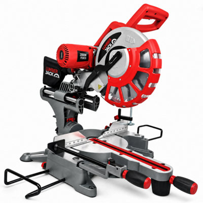 Lumberjack Tools Lumberjack 12" Mitre Saw Double Bevel Sliding Compound Action With Laser 2000W from B&Q