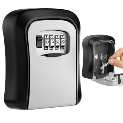 B&Q -  Lumberjack Wall Mounted Key Safe Box With 4 Digit Combination LockWeatherproof And Durable For Keys Storage & Secure Access - Image 5