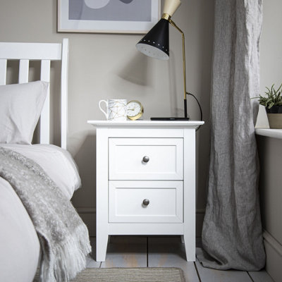Nöa & Nani Noa & Nani Bedside Table With 2 Drawers In Classic White Karlstad from B&Q