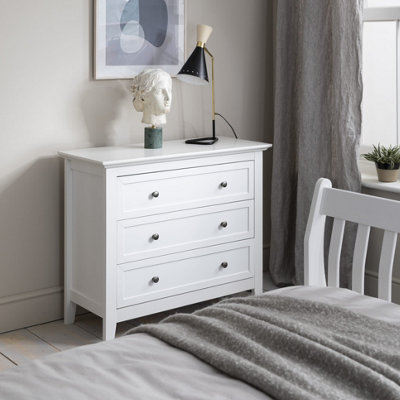 Nöa & Nani Noa & Nani Chest Of Drawers 3 Drawer Wide In Classic White Karlstad from B&Q