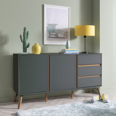Nöa & Nani Noa & Nani Sideboard Large 2 Door With Drawer In Grey Otto from B&Q