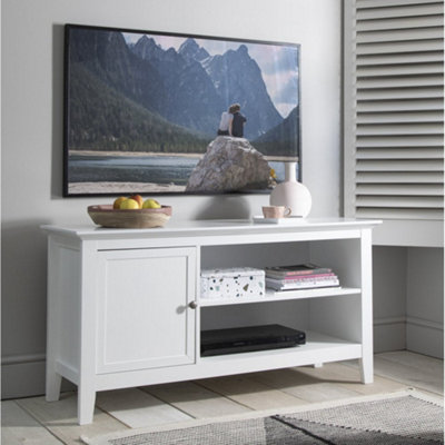 Nöa & Nani Noa & Nani Low Sideboard With Storage In Classic White Karlstad from B&Q