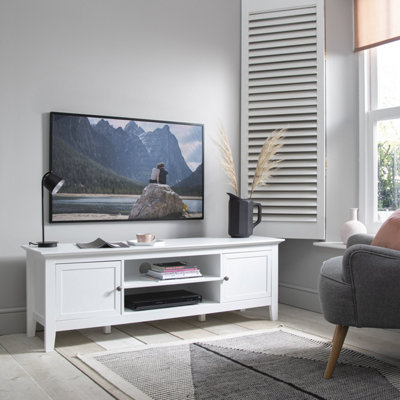 Nöa & Nani Noa & Nani Tv Unit With Cupboards In Classic White Karlstad from B&Q
