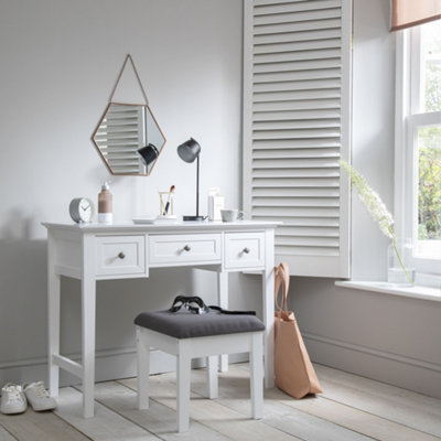 Nöa & Nani Noa & Nani Dressing Table With Drawers And Stool In White Karlstad from B&Q