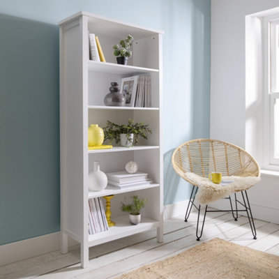 Nöa & Nani Noa & Nani 5 Tier Tall Bookcase In Classic White Hemming
