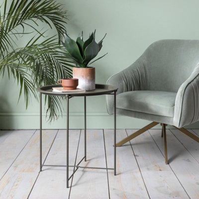 Nöa & Nani Noa & Nani Metal Side Table In Olive Green from B&Q