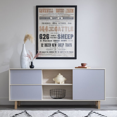 Nöa & Nani Noa & Nani Sideboard In Grey & Oak Finish Jarstorp from B&Q