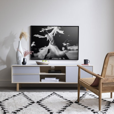 Nöa & Nani Noa & Nani Tv Unit In Grey & Oak Finish Jarstorp from B&Q