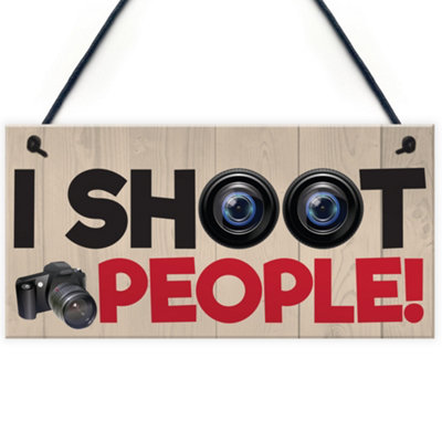 Red Ocean Photography Gift Novelty Hanging Sign from B&Q