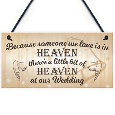 Red Ocean Memorial Heaven Missed Love One Wedding from B&Q