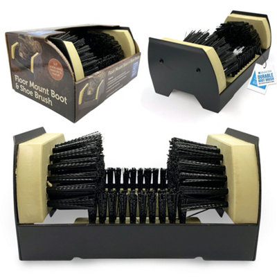 B&Q -  Boot Scraper Brush Floor Mounted Door Step Boot Shoe Cleaner Mat