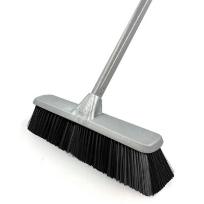 The Dustpan & Brush Store Indoor Broom Soft Sweeping Brush - Silver