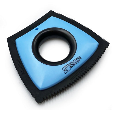 The Dustpan And Brush Store Pet Hair Remover Reusable Square Brush - Blue - Image 3