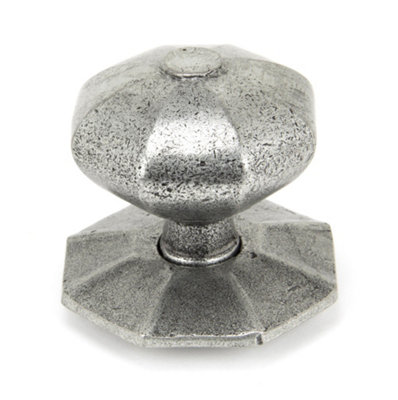 From The Anvil Pewter Octagonal Centre Door KnobInternal from B&Q