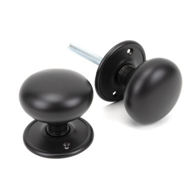 From The Anvil Aged 57Mm Mushroom Mortice/Rim Knob Set Bronze