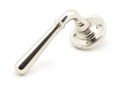 B&Q -  Polished Nickel Newbury Lever On Rose Set