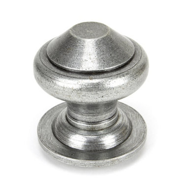 From The Anvil Pewter Regency Centre Door Knob from B&Q