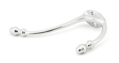 B&Q -  Polished Chrome Hat & Coat Hook