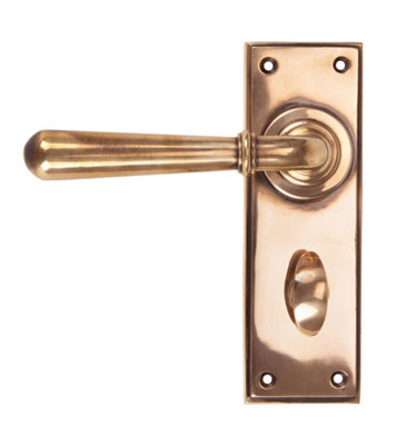 From The Anvil Polished Bronze Newbury Lever Bathroom Set from B&Q