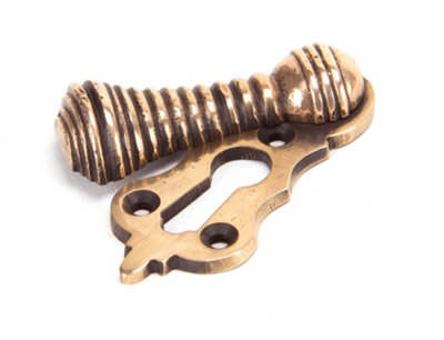 Bronze Polished Beehive Escutcheon - Image 4