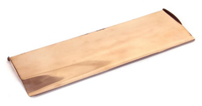 From The Anvil Polished Bronze Large Letter Plate Cover from B&Q